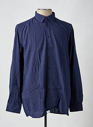 Chemise manches longues imprimé fantaisie bleu CHATEL homme