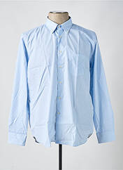 Chemise manches longues bleu BLUSALINA pour homme seconde vue