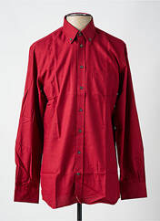Chemise manches longues rouge CHATEL pour homme seconde vue