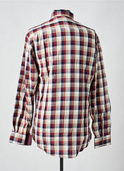 Chemise manches longues rouge CHATEL pour homme seconde vue