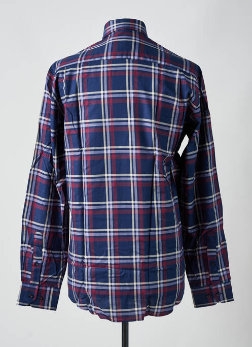 Chemise manches longues manches longues bleu CHATEL homme