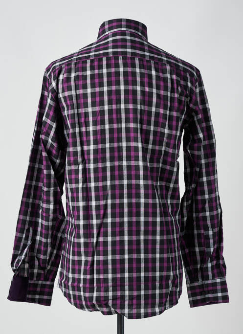 Chemise manches longues manches longues violet JEAN CHATEL homme