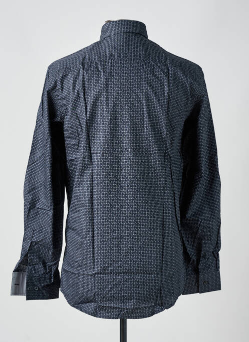 Chemise manches longues imprimé fantaisie gris CHATEL homme