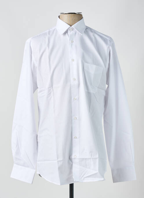Chemise manches longues blanc CHATEL pour homme