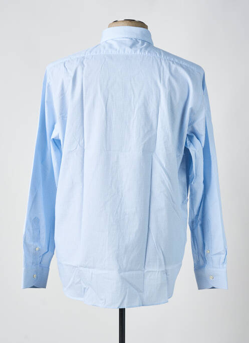 Chemise manches longues bleu BLUSALINA pour homme