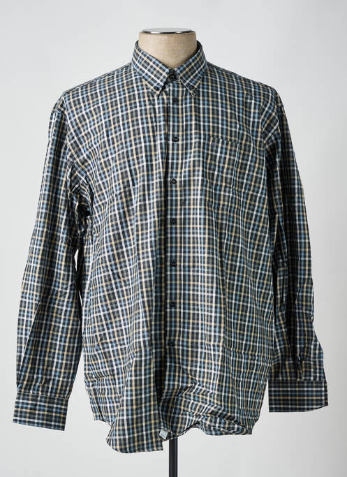 Chemise manches longues gris JEAN CHATEL pour homme