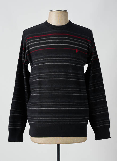 Pull stretch manches longues noir BERAC homme