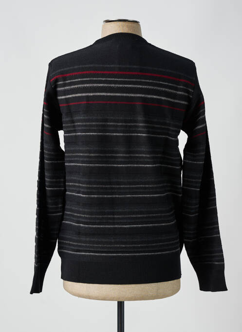 Pull stretch manches longues noir BERAC homme