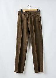 Pantalon droit stretch taille normale marron PIONIER homme
