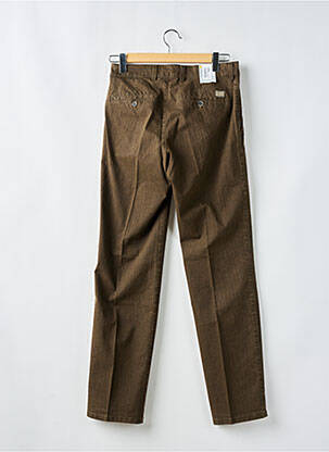 Pantalon droit stretch taille normale marron PIONIER homme