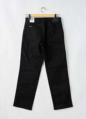Jeans coupe droite broderie rivets taille normale noir PIONIER homme