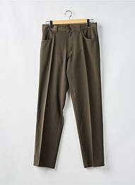 Pantalon droit stretch taille normale vert PIONIER homme