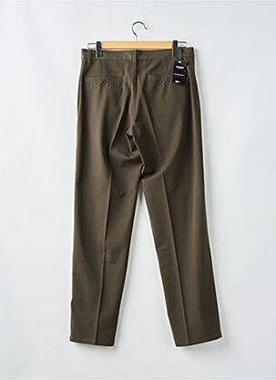 Pantalon droit stretch taille normale vert PIONIER homme