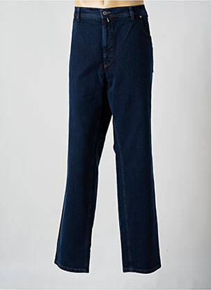 Jeans coupe droite stretch taille normale bleu PIONIER homme