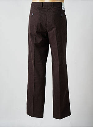 Pantalon chino stretch taille normale marron PIONIER homme
