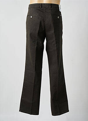 Pantalon chino stretch taille normale marron PIONIER homme