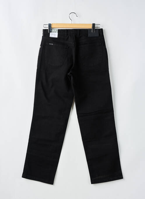 Jeans coupe droite broderie rivets taille normale noir PIONIER homme