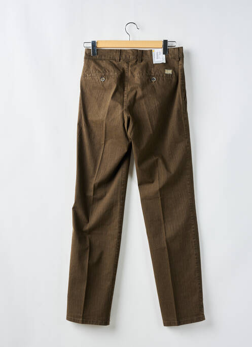 Pantalon droit marron PIONIER pour homme