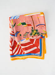 Foulard rose NICE THINGS pour femme seconde vue