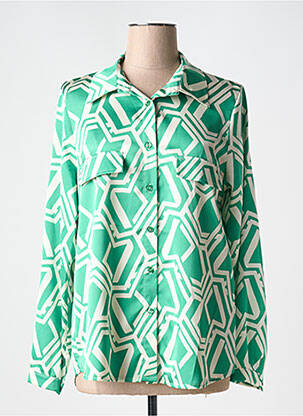 Chemisier vert HALOGENE femme
