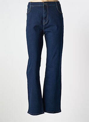 Jeans coupe droite bleu VOGGO femme