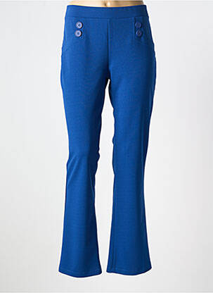 Pantalon flare bleu HALOGENE femme