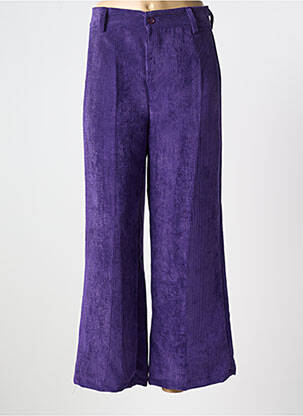 Pantalon large violet LUK AP pour femme