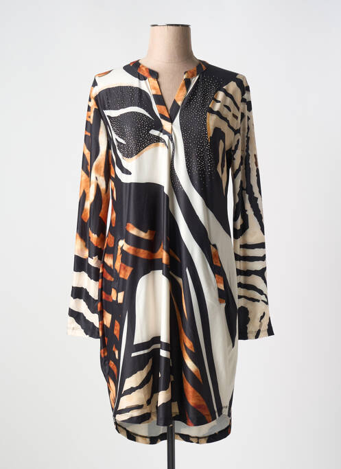 Robe mi-longue noir MISSY pour femme