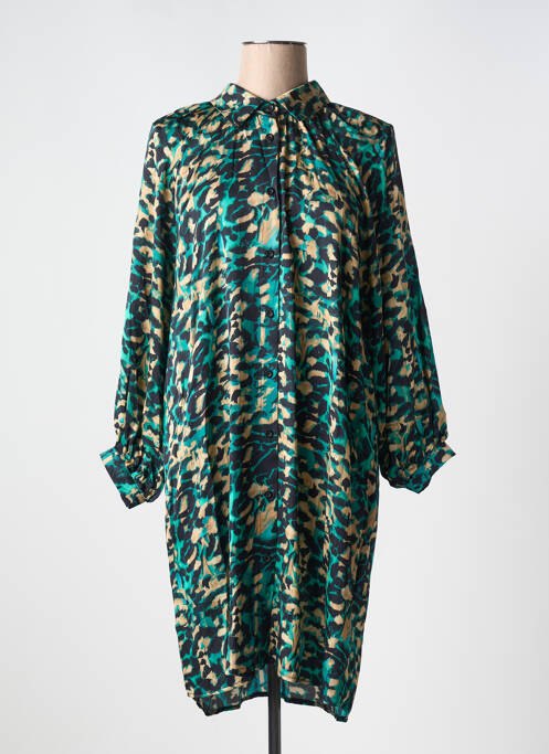 Robe mi-longue vert EGO pour femme