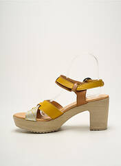 Sandales/Nu pieds jaune MKD pour femme seconde vue