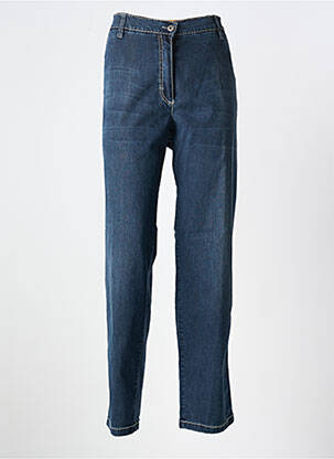Jeans coupe droite stretch taille normale bleu KJBRAND femme