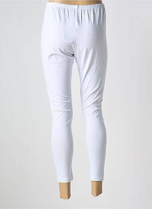 Legging tissage jersey taille normale blanc SOPHIA CURVY femme