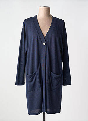 Gilet manches longues stretch bleu CISO femme