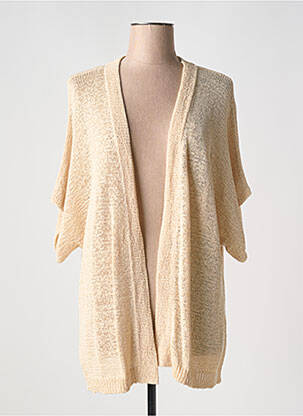 Gilet manches courtes manches mi-longues beige CISO femme
