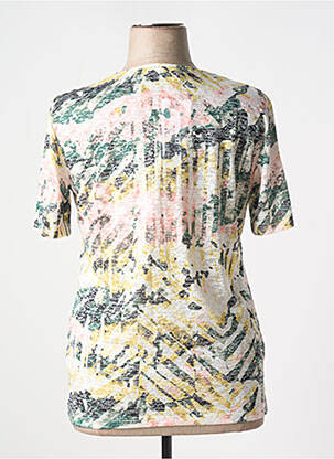 T-shirt imprimé fantaisie manches courtes vert GRIFFON femme