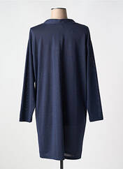 Gilet manches longues bleu CISO pour femme seconde vue