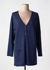 Gilet manches longues bleu CISO pour femme seconde vue