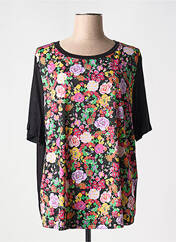 T-shirt noir SOPHIA CURVY pour femme seconde vue