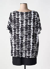 Tunique manches courtes noir SEE YOU pour femme seconde vue