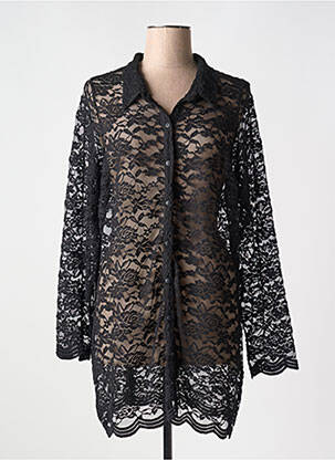 Tunique manches longues noir JEAN MARC PHILIPPE pour femme