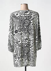 Tunique manches longues noir SOPHIA CURVY pour femme seconde vue