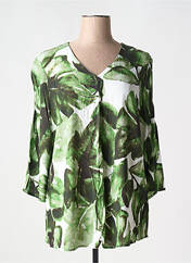 Tunique manches longues vert SEE YOU pour femme seconde vue