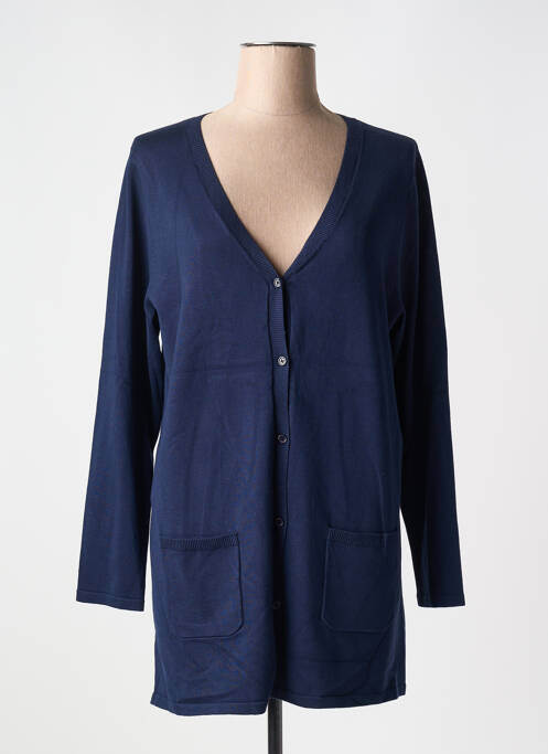 Gilet manches longues bleu CISO pour femme