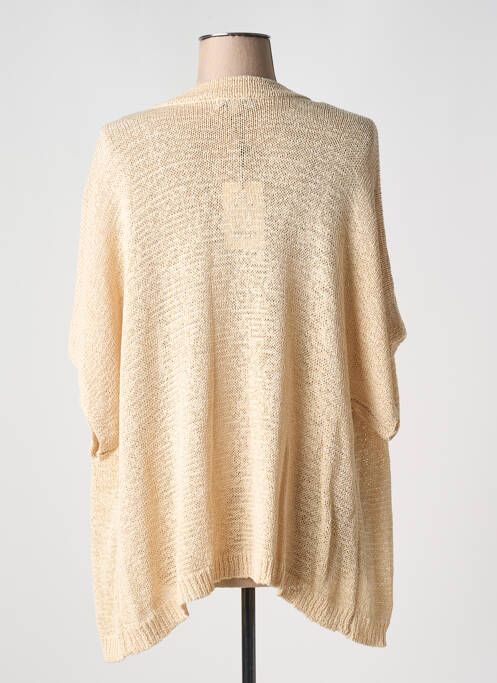 Gilet manches courtes beige CISO femme