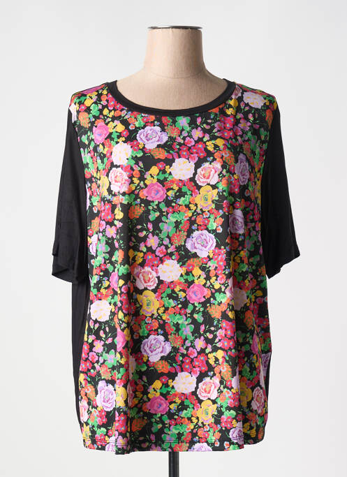 T-shirt noir SOPHIA CURVY pour femme