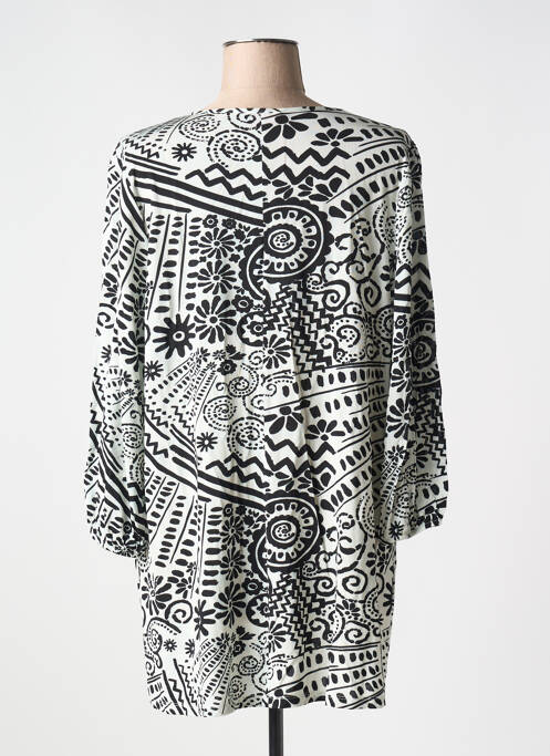 Tunique manches longues noir SOPHIA CURVY femme