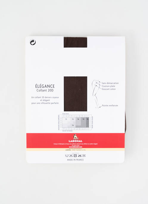 Collants marron LABONAL femme