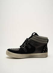 Baskets noir NINETTE EN FLEUR pour femme seconde vue