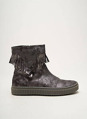 Bottines/Boots argent P'TITE NINETTE pour femme