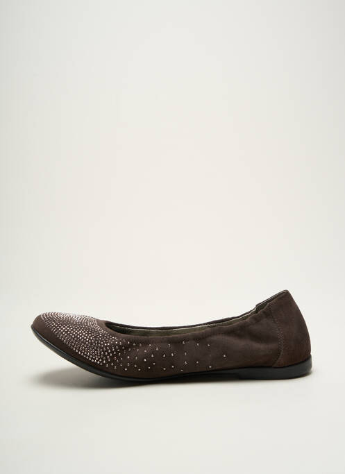 Ballerines marron NINETTE EN FLEUR pour femme